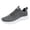 Grey, variant on Mens Casual Shoes Men's Mesh Fabric Fashion Sneakers Casual Oxfords Lightweight Breathable Versatile Walking Shoes (White,9)