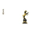 thumbnail image 1 of Figura de caballo besándose, estatua moderna, escultura, colección de arte, regalo de aniversario, adorno de mesa, animal, centro de mesa para dormito, 1 of 8