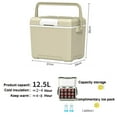 thumbnail image 3 of Riforla Grande Capacité Congélateur de Camping Extérieur Glace Seau à Glace Rangement Rangement Voiture Conservation de la Fraîcheur Camping et Randonnée Beige, 3 of 3