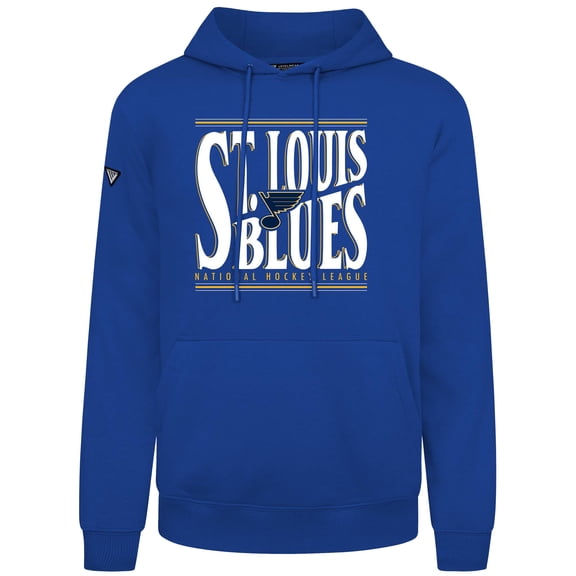 Men's Levelwear  Royal St. Louis Blues Podium Powerhouse Pullover Hoodie
