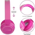 thumbnail image 4 of audifonos inalámbricos Bluetooth 2 en 1 seguros para niños, sonido cristalino, limitación de volumen segura, diseño plegable, disfruta del audio y protege la audición de tu hijo, 4 of 5