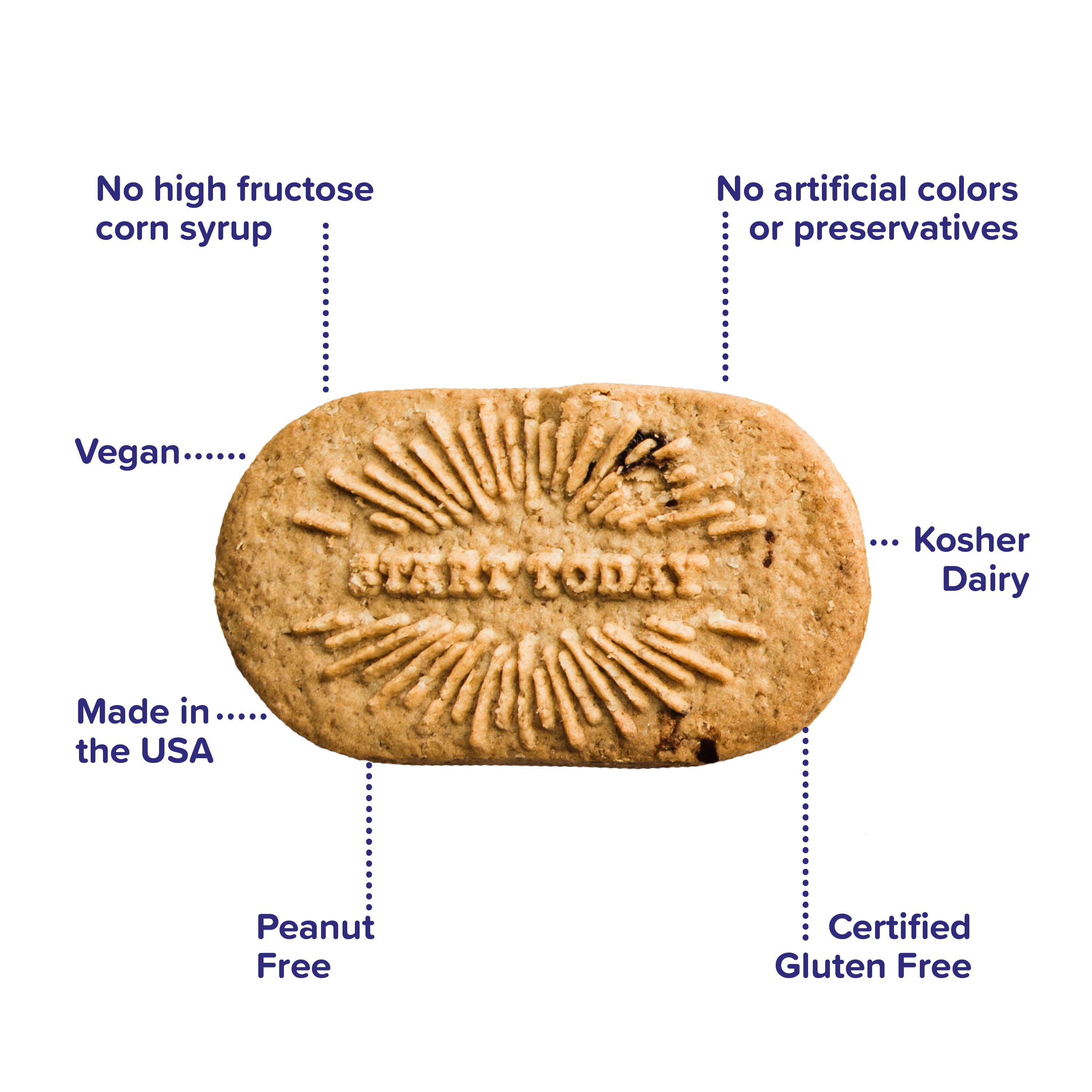 (2 pack) Goodie Girl Cinnamon Brown Sugar Breakfast Biscuits, Shelf Stable, 1.73 oz, 3 Per Pack