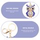 thumbnail image 5 of BESTYASH Llavero Decorativo Con Para Colgar Llaves En O, 5 of 6