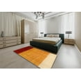 thumbnail image 5 of Ahgly Company Machine Washable Indoor Rectangle Contemporary Scarlet Red Area Rugs, 8' x 10', 5 of 7