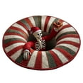 thumbnail image 1 of SIfdSeng Get it Fast 3D Visual Rug Santa up Design Festive Doormat for Xmas Indoor Outdoor Use for Front Door Bathroom Kitchen Holiday Season Carpet with Fille Santa, 1 of 9