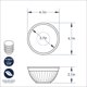 thumbnail image 4 of Juego de cuencos para mezclar Nordic Ware Mini Prep and Serve, 4 piezas, 4 of 7
