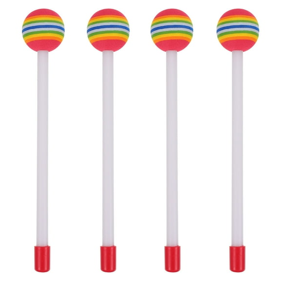 4 Pcs Percussion Instrument Accessory Drum Sticks Personalized Lollipop Mallet Kids Child