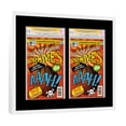 thumbnail image 2 of White Comic Book Frame with Black Mat - 2 Openings to Display 2 CGC, CBCS or PGX Graded Comic Books, 2 of 7