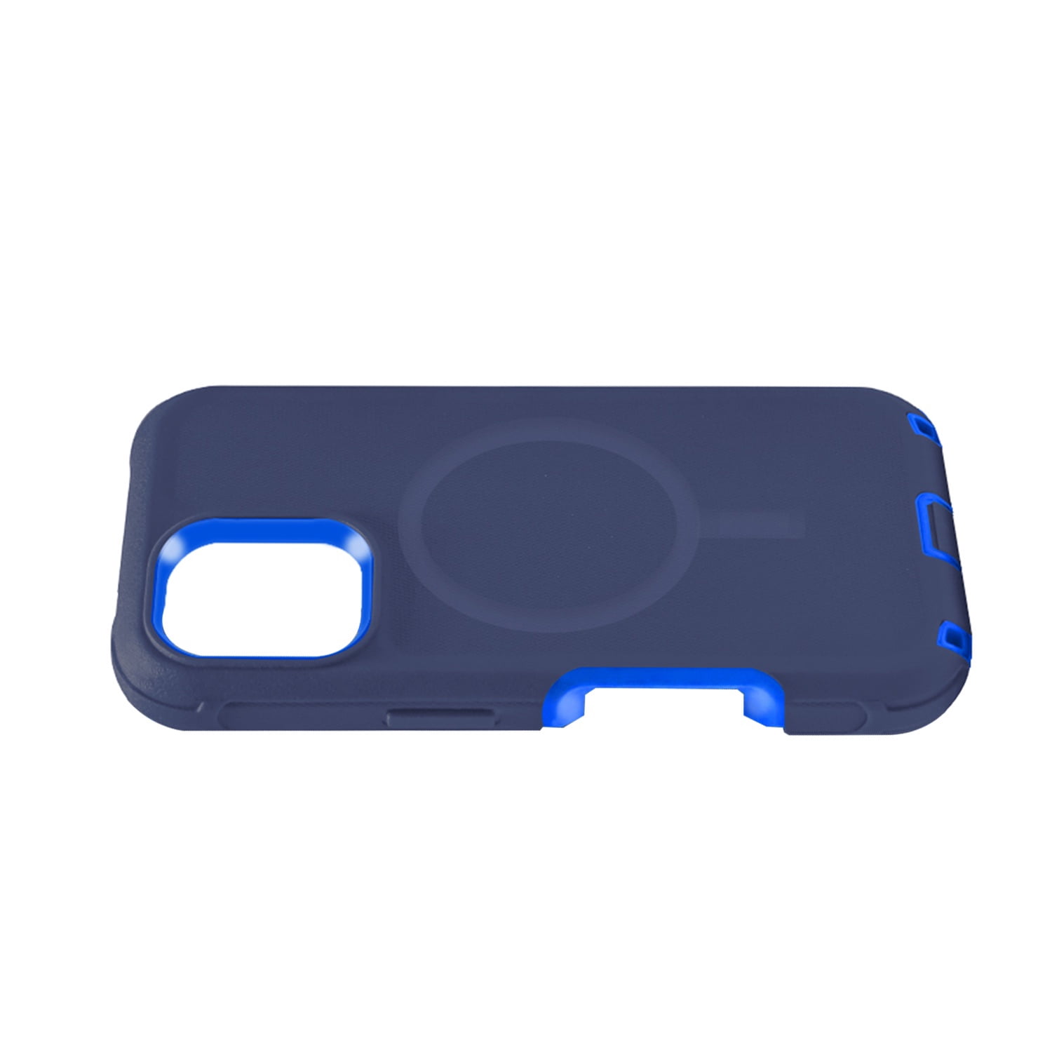 Duual Pro Protective Hybrid MagSafe Case for iPhone 17 Pro - Dark Blue & Blue