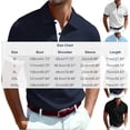 thumbnail image 3 of Maqroz Men's Short Sleeve Ribbed Knit Shirt Casual Button Placket Summer Top Stretchy Lightweight Muscle Shirt Classic Collar Basic Tee for Daily Wear, 3 of 8