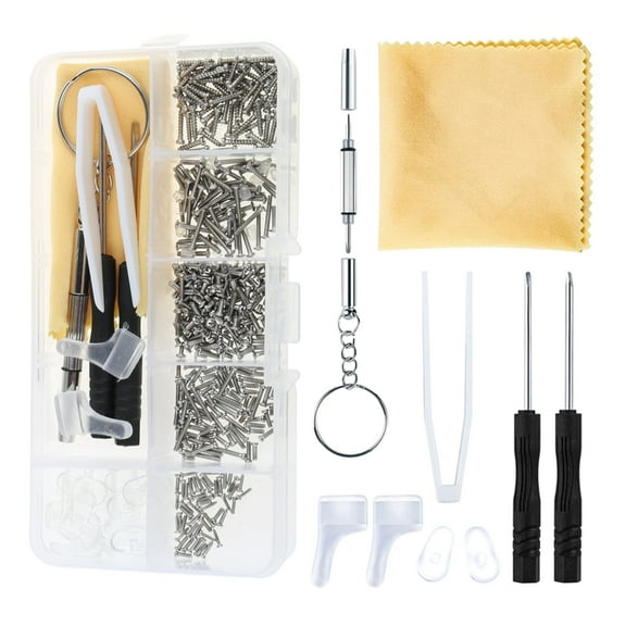 Eyeglasses Sunglasses Repair Kits Glasses Screws Repair Kits Glasses Tightening Kits Eyeglass Repair Tool Enduring