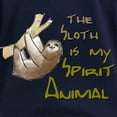 thumbnail image 3 of CafePress - The Sloth Is My Spirit Animal Long Sleeve T Shirt - Women's Long Sleeve Graphic Tee Casual Fit, 3 of 4