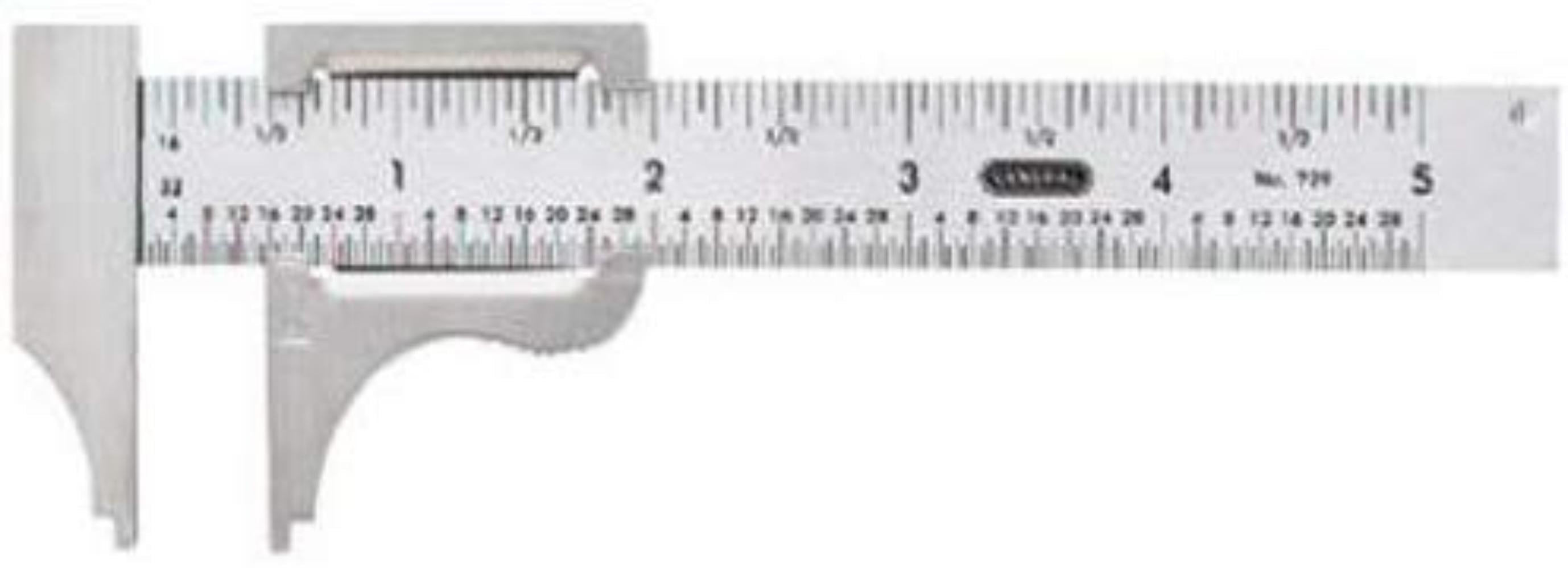 729 Slide Caliper, 4", Versatile quick and accurate inside and outside