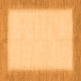 thumbnail image 1 of Ahgly Company Indoor Square Solid Orange Modern Area Rugs, 4' Square, 1 of 4