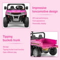 thumbnail image 2 of 24V Kids Ride On Dump Truck,4WD 2 Seater Ride On Truck, 2 of 4
