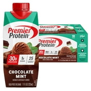 Premier Protein Shake, 30g Protein, Chocolate Mint, 11 Fluid Ounce (Pack of 18)