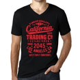 thumbnail image 1 of Men's Graphic T-Shirt V Neck California Trading Since 2045, 1 of 7