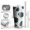 thumbnail image 6 of 30oz Cow Pattern Tumblers Stainless Steel Tumbler with Lid and Straw,Vacuum Insulated Double Wall Travel Tumbler Cups Mug with Cleaning Brush for Coffee,Tea, 6 of 7