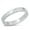 Silver 3.4MM, variant on Sterling Silver 5 MM Flat Hammered Band Ring Size 5