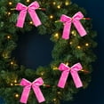 thumbnail image 6 of Christmas Decorations Clearance Christmas Tree Ornaments Fmlxio 12pc Velvet Christmas Tree Bow Decoration Wreath Bow Decoration, 6 of 6