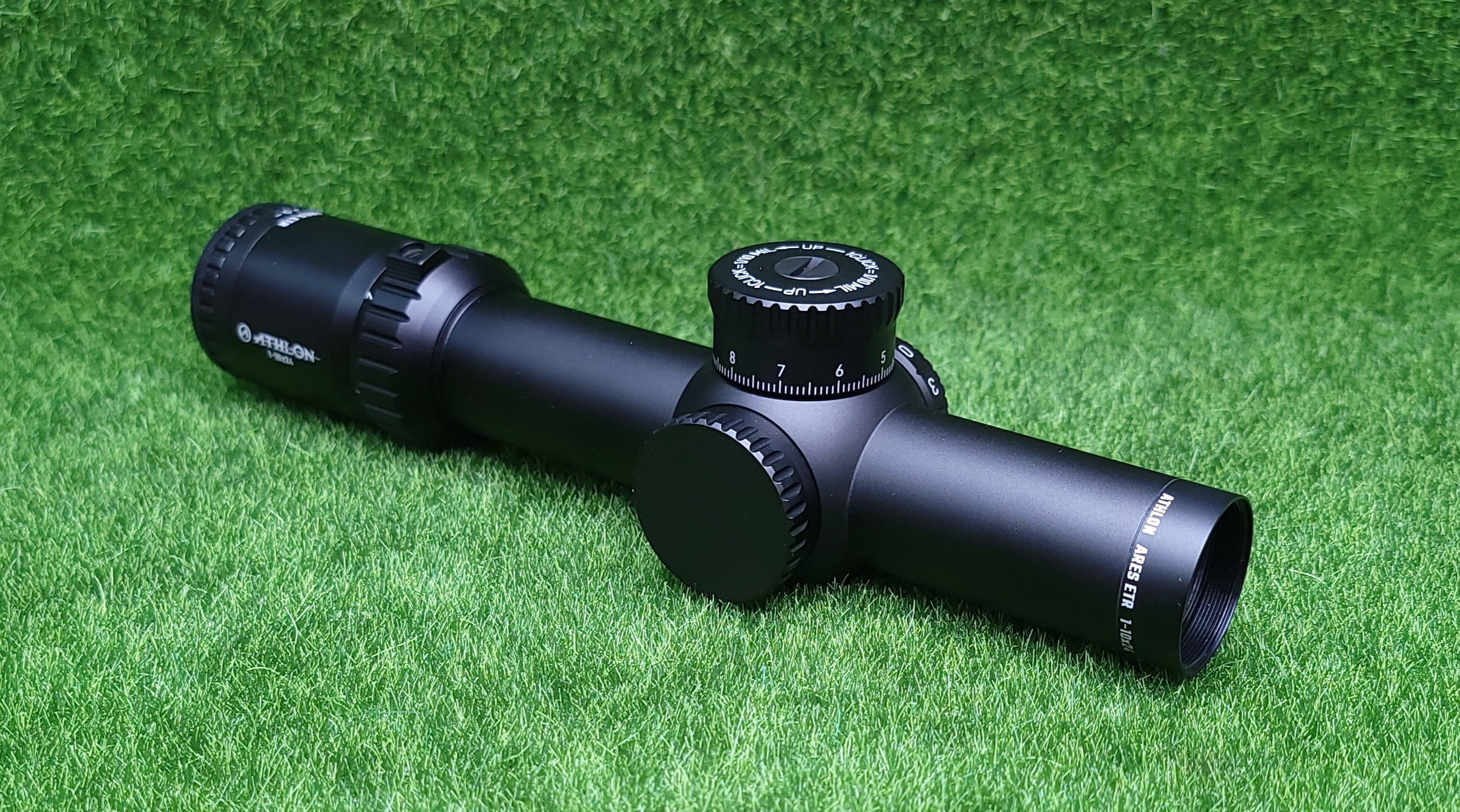 Athlon Optics Ares ETR Rifle Scope 1-10x 24mm Illuminated ATMR3 MIL Reticle Matte Black
