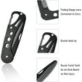 thumbnail image 4 of Folding Stainless Steel Beard Comb for Men,Grooming & Combing Hair, Beard and Mustache Styling Pocket Comb,by WJFORLION, 4 of 7