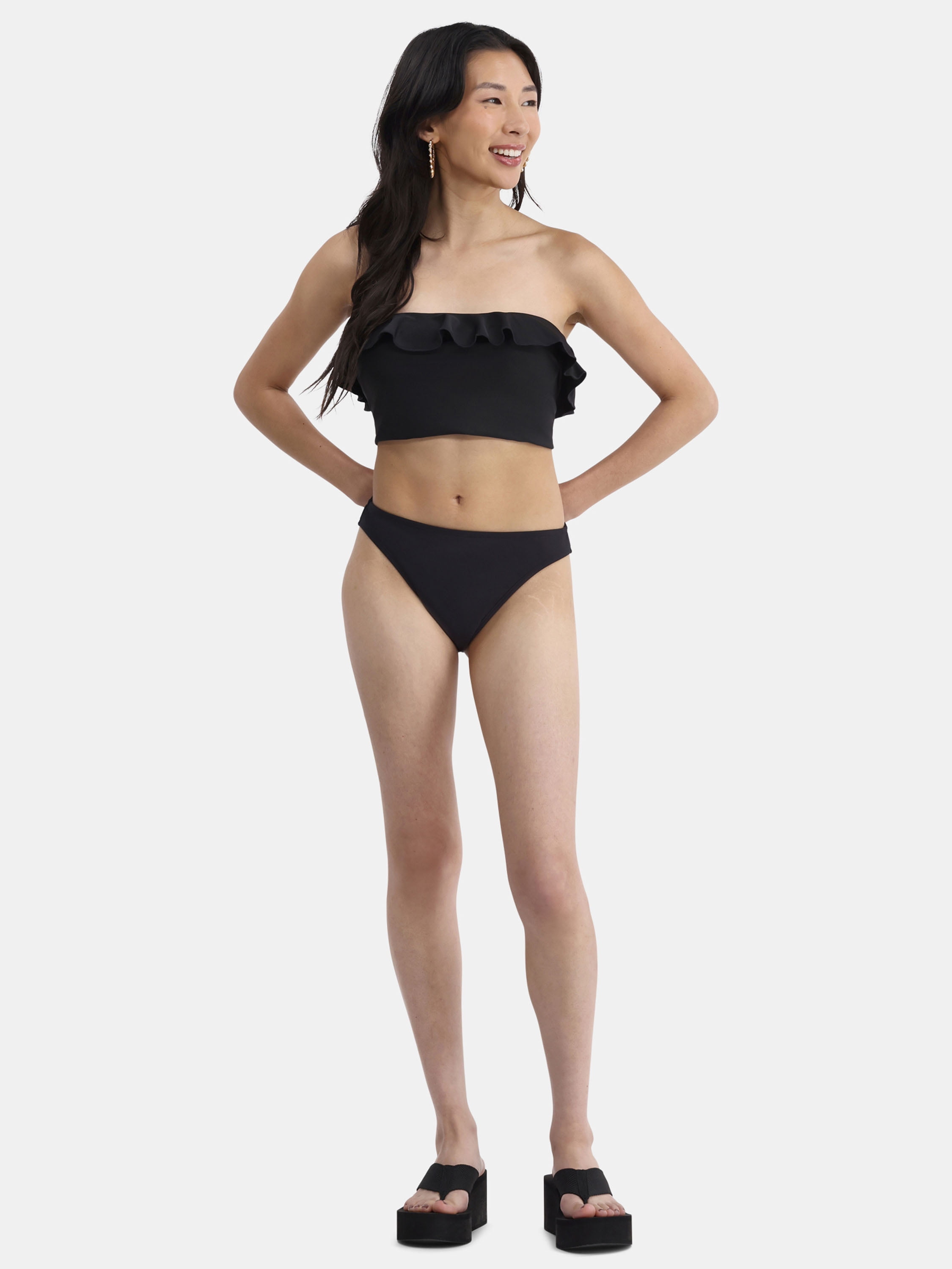 No Boundaries Women's Multiwear Skirt and Bandeau Swim Top, 1-Piece, Sizes XXS - XL
