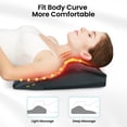 thumbnail image 4 of Snailax Shiatsu Back Massager with Heat, Massage Pillow for Neck and Back Pain Relief, Gift, 4 of 9