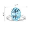 thumbnail image 7 of Sterling Silver with Natural Sky Blue Topaz Solitaire Ring, 7 of 7