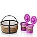 thumbnail image 3 of GoodCups Keurig K Duo Coffee Filter and 2 Reusable K Cups for K-Duo Essentials, K-Duo Brewers Only - Carafe Basket Coffee Filters and 2 Refillable Kcups for Keurig Duo, K-Duo Essentials Coffee Makers, 3 of 4