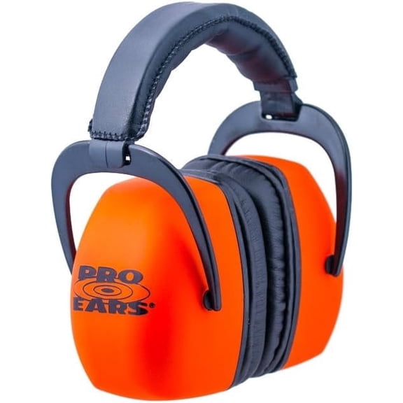 Pro Ears Ultra Pro Passive Hearing Protection Ear Muffs, NRR 30, Orange