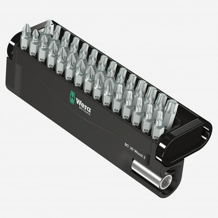 

Wera 057432 Bit-Check 30 Wood 2 - PH PZ and TX Insert Bit Set