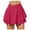 Hot Pink, variant on RYRJJ Womens Tennis Skirt with Pockets Shorts Crossover High Waisted Athletic Skorts Skirts for Golf Running Workout(Green,L)
