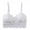White, variant on Patlollav Womens Underwear Lace Beauty Back Solid Strap Wrap Hollow Out Bra