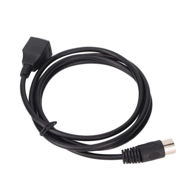 DIN 5 PIN To RJ45 Cable, 5Pin Male To RJ45 Female Cable High Purity Signals 4.9ft Oxygen Free Copper For Mixers For Amplifiers For DMX CON Controller
