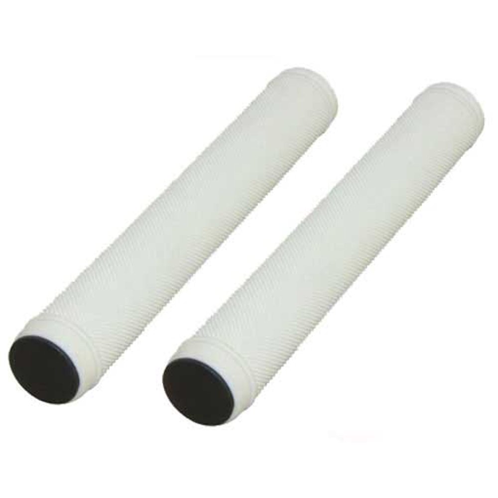 Track Bike Grips Velo 175mm Kraton Rubber White. bicycle grips
