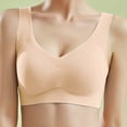 thumbnail image 3 of Kureaily Women's Summer Comfort Sports Fitness Gathering Traceless Latex Large Back Bra Comfort Push Up Bras, 3 of 5
