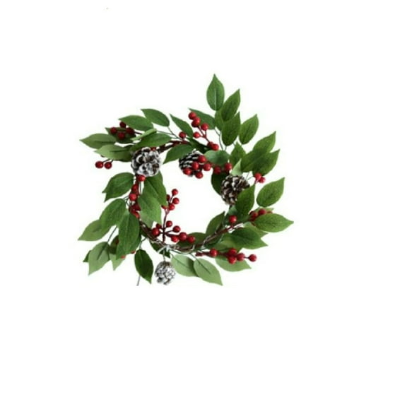 Garlands for Decoration Christmas Hwkond Christmas Garland Lights Simulation PVC Rattan Decoration Indoor Window Wall Door Hanging Lights Up to 60% Off