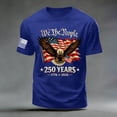 thumbnail image 5 of Mens 4th of July T-Shirts Mens 4th of July Shirt 2026 American Flag 250th Anniversary T-Shirt USA Patriotic Independence Day Top Star Stripes Tee (Blue,2XL), 5 of 5