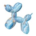 thumbnail image 2 of Escultura de perro con globo, resina portátil creativa, estatua de Animal de decorativa moderna colorida para decoración de , decoración Azul Sunnimix Escultura Globo, 2 of 6
