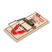 Woodstream Victor Wooden Mouse Pedal Trap Kills Rats House Mice Non Toxic 2 Count