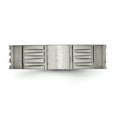 thumbnail image 3 of Titanium Satin and Polished 6mm Notched Band, 3 of 7