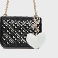 thumbnail image 2 of Ofertas Únicas 1 Pc Charm de Bolso de Corazón con Borlas Accesorios de Bolsa Blanco, 2 of 5