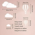 thumbnail image 4 of thovorrnl Cloud Wall Decals, Peel and Stick Vinyl Wall Stickers Art Decor, White Sky Themed Stickers for Boys Girls, Playroom Bedroom, Living Room, 4 of 7