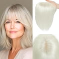 thumbnail image 1 of Toppers ELEVAVE, cobertura 3D 360°, flequillo tenue, cabello humano real, 1 of 6