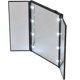 thumbnail image 2 of 8 LED Lighted Makeup Mirror (Makeup and Shaving, Standing Mirror with Battery, Travel or Bathroom), 2 of 4