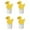 Silver yellow, variant on Under $5 Tire Valve Caps QWEZJ Car and Motorcycle Tire Valve Caps Cute Duck Luminous Tire Decorative Valve Caps 4-Pack (Blue Blue Duck), Auto Exterior Accessories Clearance!
