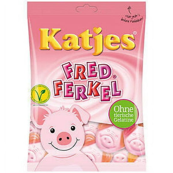 Katjes Fred Ferkel gummy bears VEGGIE from GERMANY -