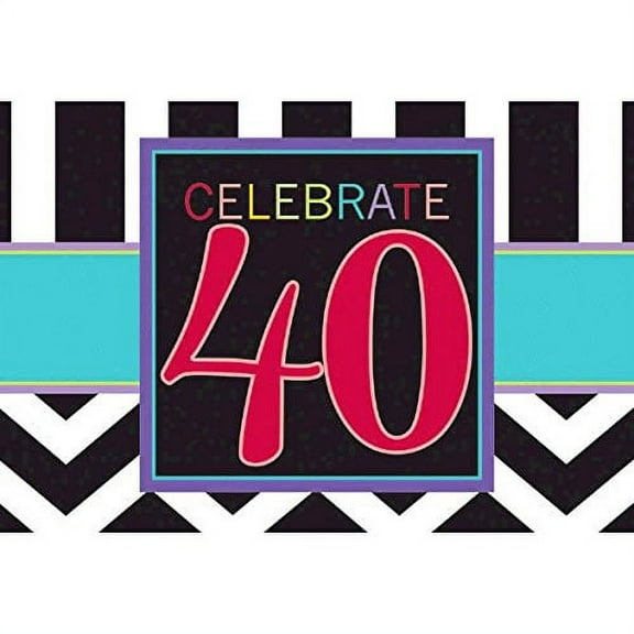 40th celebration invitations, party favor
