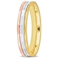 thumbnail image 3 of Everly Men's 14k Rose Gold Wedding Ring, 3 of 8